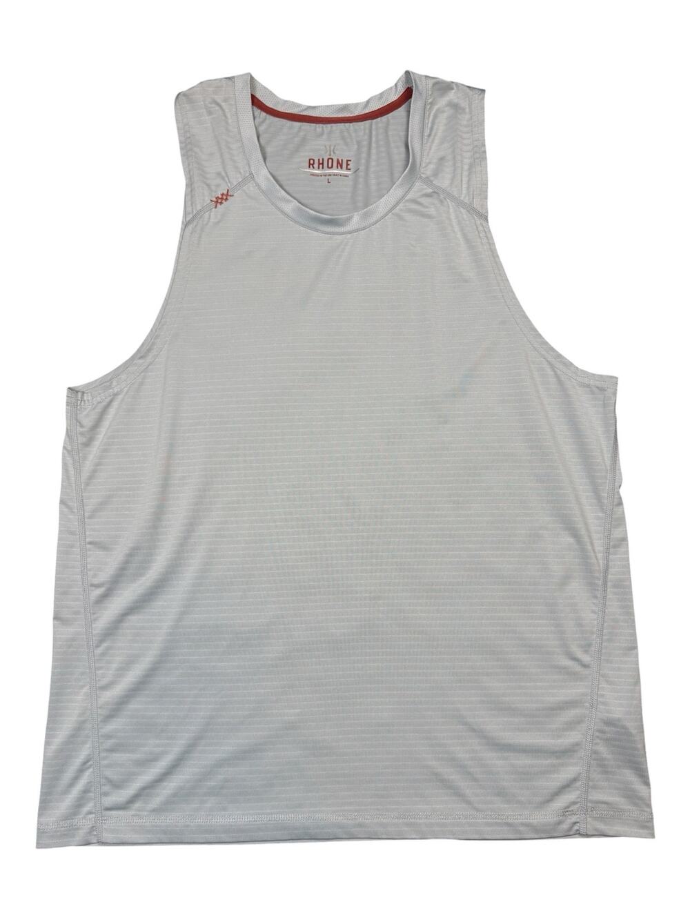 Rhône Swift Performance 2.0 Tank Top Men's Large Gray Workout Lifting Running